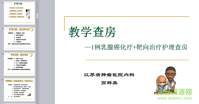 乳腺癌术后护理查房ppt 免费版0