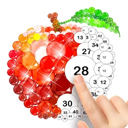 数字钻石画填色书