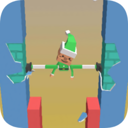 小人用腿撑住墙(fracturejump)