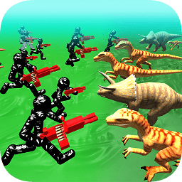 恐龙战争模拟器游戏