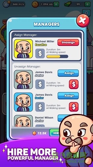 闲置黄金矿工矿山大亨中文(idle gold miner) v1.1.5 安卓版0