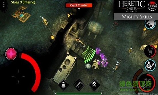 异教徒之神汉化修改版 v1.10.09 无限技能点安卓版1