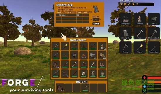 丛林生存模拟器汉化版游戏2019(Jungle Survival Simulator 2019) v1.1 安卓版3