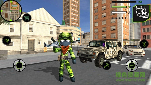 美国火柴人绳索英雄(美军火柴人绳索英雄) v1.3 安卓版0