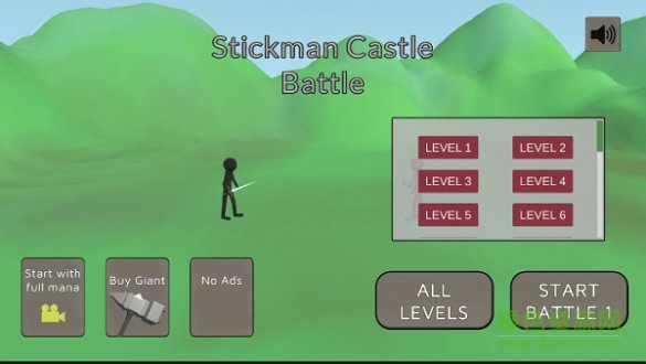 火柴人城堡战争无限金币版 v1.3.2 安卓版1