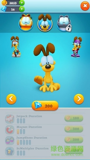 加菲猫酷跑无限钻石金币版 v2.0.4 安卓内购版2