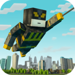 超级方块绳索英雄游戏