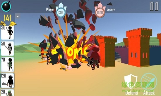 火柴人战争3d无限金币 v1.09 安卓中文版0