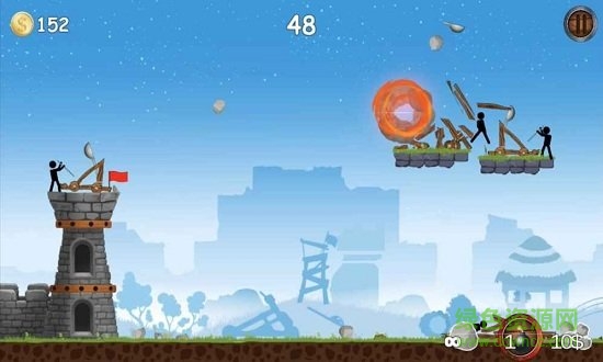 火柴人保卫城堡无限金币版 v1.1.5 安卓版0