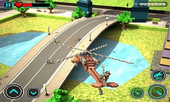 方块直升机手游 v1 安卓版0