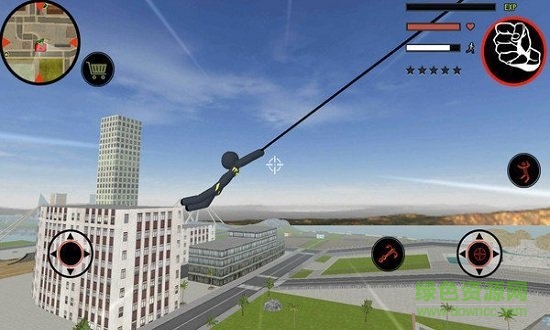 黑豹火柴人绳索英雄手游 v1.0 安卓版0