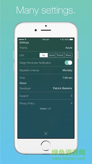 体重日记weighttracker v1.1 安卓版1