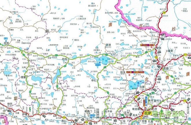 西藏地图全图高清版大图 西藏地图高清版大图片可放大