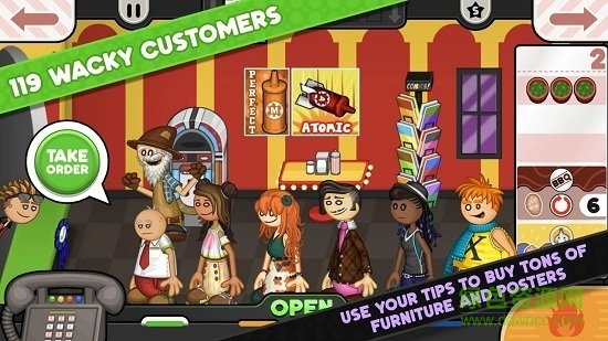 老爹炸鸡店togo最新版(Papas Wingeria HD) v1.1.1 安卓版0