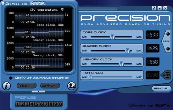 NVIDIA显卡超频工具(EVGA Precision) v4.0.0 官方版1
