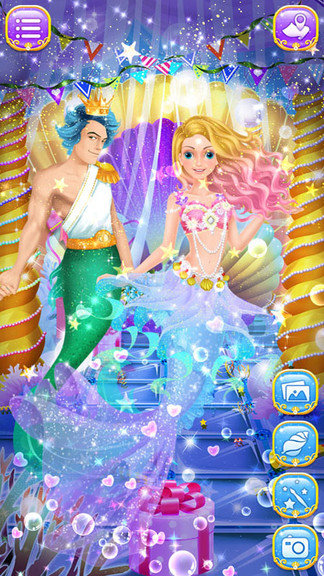 美人鱼公主婚礼换装小游戏 v1.4.1 手机安卓版0