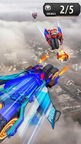 会飞的警车机器人官方版 会飞的警车机器人最新手游下载