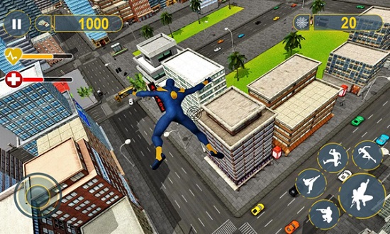 忍者绳索英雄正版(Rope Frog Ninja Hero) v1.1.1 安卓版1