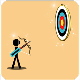 火柴人弓箭手射靶游戏下载