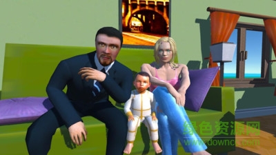 爸爸家庭模拟器中文版 v1.4 安卓版2