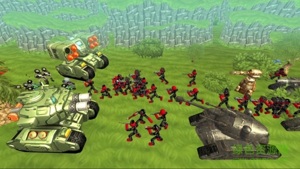 火柴人坦克战斗模拟器手游(Stickman Tank Battle Simulator) v1.02 安卓版0