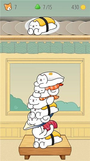 寿司猫叠罗汉游戏(nekosushi) v1.24 安卓版3