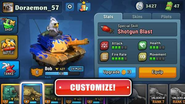 PvPets坦克大逃杀手游 v1.0.0.8286 安卓版3