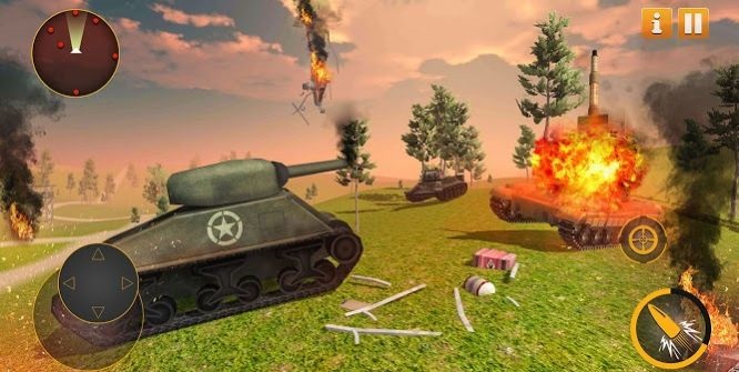 陆军坦克大战战争模拟器手机版 v1.0 安卓版0