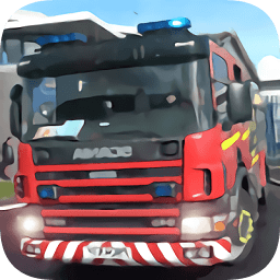 消防模拟卡车城市