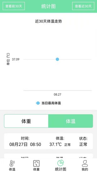 体温体重记录表 v1.4 安卓版0