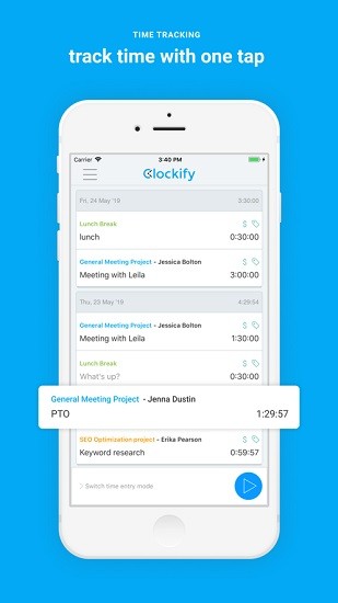 clockify time tracker日历中文版 v1.7.3 手机版3