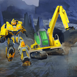 机器人变形挖掘机游戏