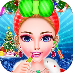 圣诞节公主化妆装扮派对游戏