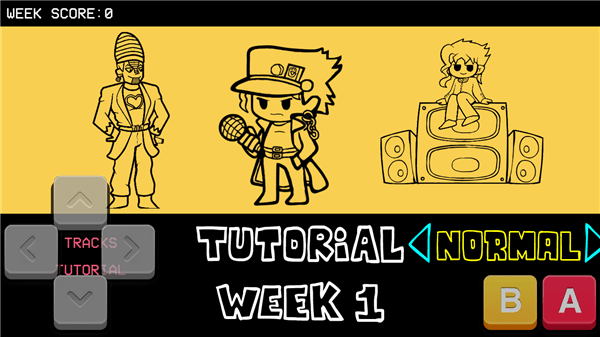 黑色星期五之夜jojo版(Friday Night Funkin) v0.2.7.1 安卓版1