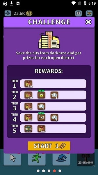 疯狂点击按钮(Idle Button) v3.0.61 安卓版2