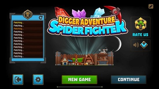 挖掘者冒险蜘蛛战士游戏(Digger Adventure: Spider Fighter) v2.6.0 安卓版0