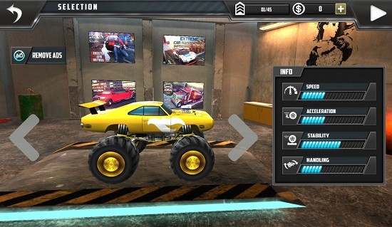 空中卡车特技驾驶(Monster Truck Survivor) v1.3 安卓版1