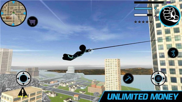 彩虹钢铁火柴人绳索英雄无限金币版 v1.3 安卓版0