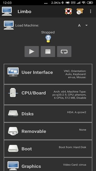 limbox86pcemulator汉化版(limbo x86仿真器) v5.0.0 安卓版0