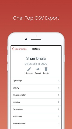 sensor logger软件 v1.7.1 手机版3