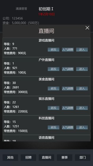 模拟经营我的直播公司最新版 v22.0 安卓版2
