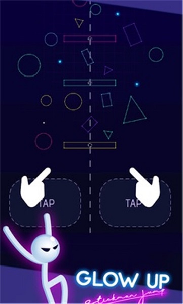 火柴人炫光跳跃手游 v1.0 安卓版1