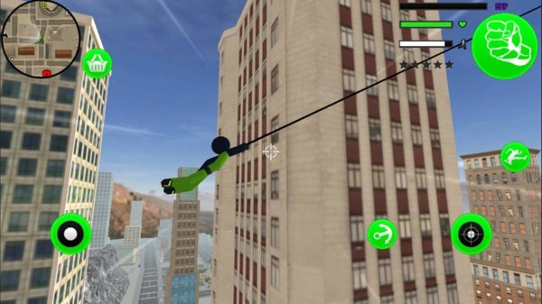 陆军火柴人绳索英雄游戏 v1.0 安卓版2