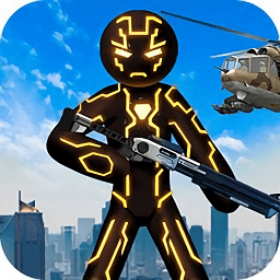 科幻火柴人绳索英雄手游