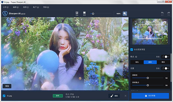 topaz sharpen ai中文汉化版 v3.0.3 最新版1