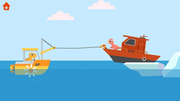 恐龙巡逻艇儿童免费游戏 v1.0.8 安卓版0