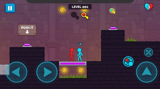 冰火火柴人闯关游戏 v1.0.0 安卓版0