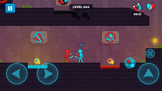冰火火柴人闯关游戏 v1.0.0 安卓版1