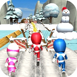 雪地跑酷小游戏