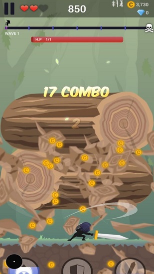 伐木火柴人游戏 v2.0 安卓版0